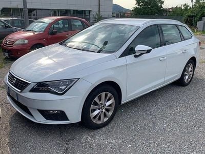 Usata Seat Leon Business 116 CV (85 kW) 2018 Bianco Station wagon