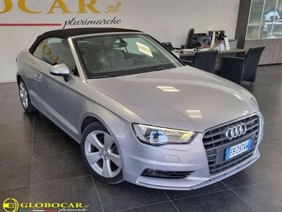 Usata Audi A3 Cabriolet Attraction 125 CV (91 kW) 2015 Argento Cabrio