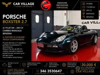 Usata Porsche Boxster 245 CV (180 kW) 2006 Bluazzurro Cabrio