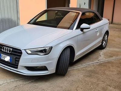 Usata Audi A3 Cabriolet Ambition 150 CV (110 kW) 2016 Bianco Cabrio