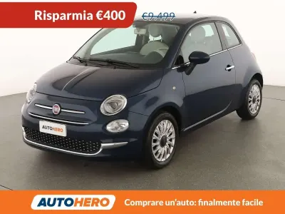 Usata Fiat 500 Lounge 69 CV (50 kW) 2018 Blu/azzurro Berlina