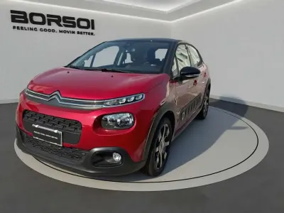 Usata Citroën C3 Shine 75 CV (55 kW) 2018 Rosso Utilitaria