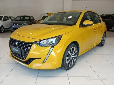 Usata Peugeot 208 Active 75 CV (55 kW) 2020 Giallo Utilitaria