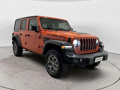 Usata Jeep Wrangler Unlimited Rubicon 200 CV (147 kW) 2019 Arancione SUV