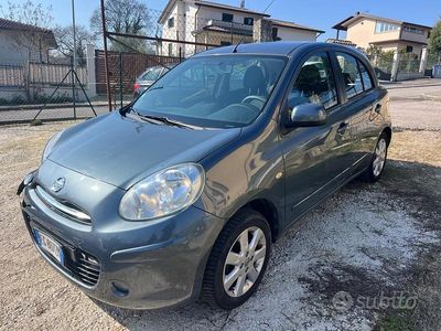 Usata Nissan Micra Acenta 98 CV (72 kW) 2012 Blu Utilitaria