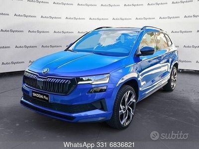 Usata Skoda Karoq SportLine 150 CV (110 kW) 2024 Blu SUV