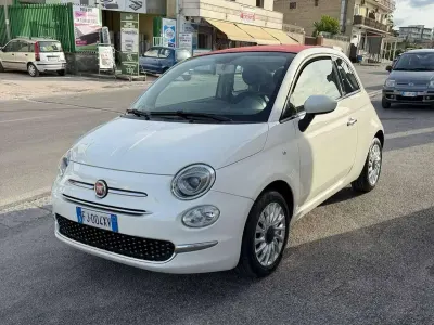 Usata Fiat 500C Lounge 69 CV (50 kW) 2017 Bianco Cabrio