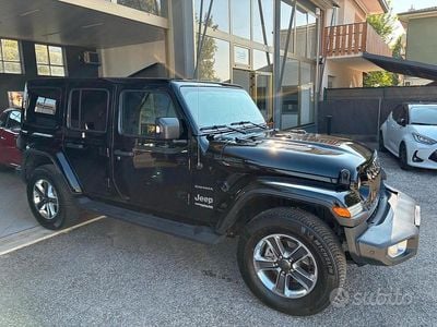 Usata Jeep Wrangler Unlimited Sahara 200 CV (147 kW) 2021 Nero SUV