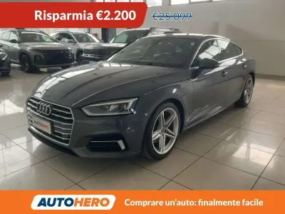 Usata Audi A5 Sport 190 CV (139 kW) 2019 Grigio Coupé