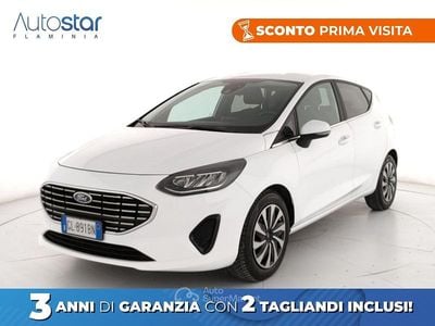 Usata Ford Fiesta Titanium 125 CV (91 kW) 2022 Bianco Utilitaria