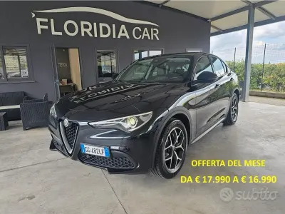 Käytetty Alfa Romeo Stelvio Super 190 HP (139 kW) 2021 Musta Katumaasturi