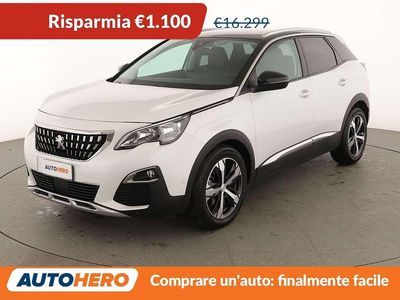 Usata Peugeot 3008 Allure 131 CV (96 kW) 2019 Bianco SUV