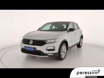 Usata VW T-Roc Style 116 CV (85 kW) 2020 White silver SUV