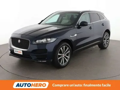 Usata Jaguar F-Pace Portfolio 179 CV (131 kW) 2020 Blu/azzurro SUV