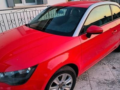Usata Audi A1 90 CV (66 kW) 2012 Rosso Utilitaria