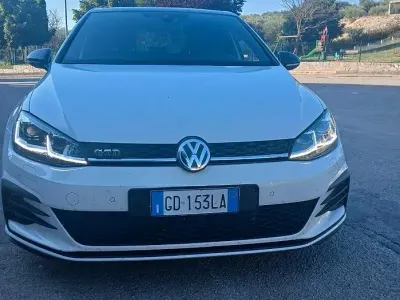 Usata VW Golf VII GTD 150 CV (110 kW) 2020 Bianco Berlina