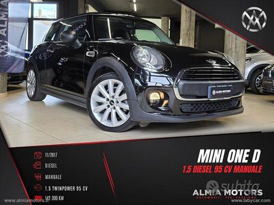 Usata Mini One D 95 CV (69 kW) 2017 Nero Utilitaria