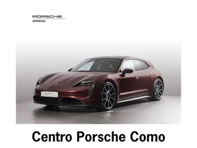 Occasion Porsche Taycan Sport Turismo 350 kW (476 PK) 2022 Rood Sedan