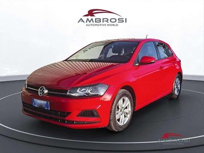 Usata VW Polo Comfortline 110 CV (80 kW) 2019 Rosso Utilitaria