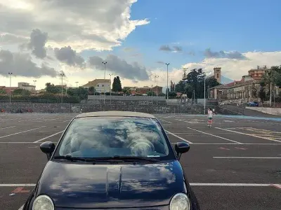 Usata Fiat 500C Lounge 69 CV (50 kW) 2011 Bluazzurro Cabrio