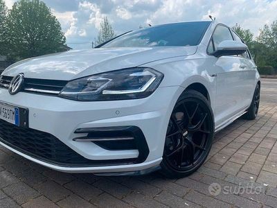 Usata VW Golf VII R-line 150 CV (110 kW) 2019 Bianco Berlina