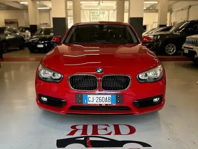 Usata BMW 118 Advantage 136 CV (100 kW) 2016 Rosso Utilitaria