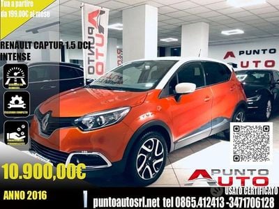 Usata Renault Captur Intens 90 CV (66 kW) 2016 Arancione SUV