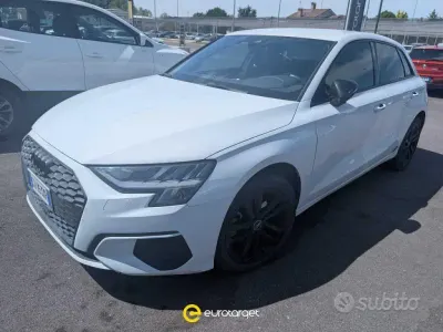 Usata Audi A3 Advanced 116 CV (85 kW) 2021 Bianco Berlina