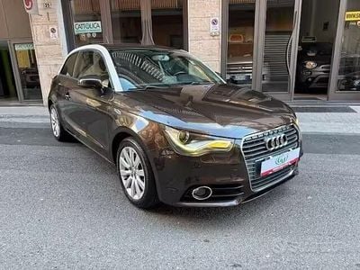 Usata Audi A1 Ambition 105 CV (77 kW) 2011 Marrone Utilitaria