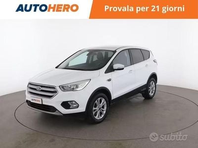 Usata Ford Kuga Titanium 120 CV (88 kW) 2017 Bianco SUV