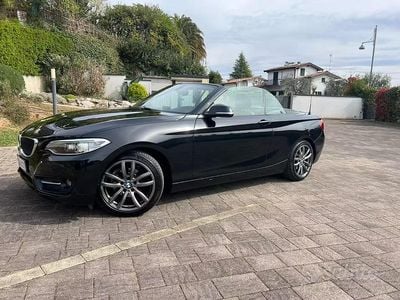 Usata BMW 218 M Sport 150 CV (110 kW) 2017 Nero Cabrio