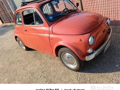 Usata Fiat 500 1970 Rosso Utilitaria