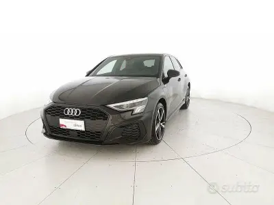 Usata Audi A3 150 CV (110 kW) 2024 Nero Berlina