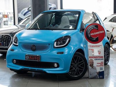 Celeste opaco limited edition Usata 2017 Smart ForTwo Cabrio Brabus Cabrio | 22.999 € (Molto cara)