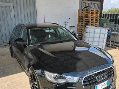 Usata Audi A6 S-Line 204 CV (150 kW) 2014 Nero Station wagon
