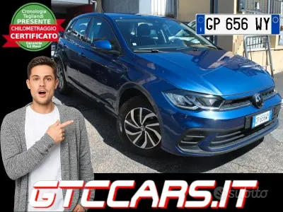 Usata VW Polo Life 80 CV (58 kW) 2023 Blu Utilitaria