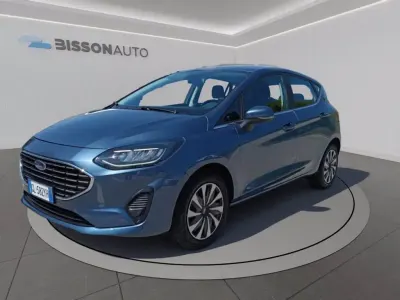 Usado Ford Fiesta Titanium 75 HP (55 kW) 2023 Azul Citadino