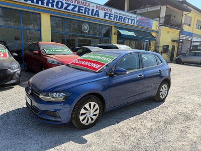Usata VW Polo Comfortline 95 CV (69 kW) 2020 Blu Utilitaria