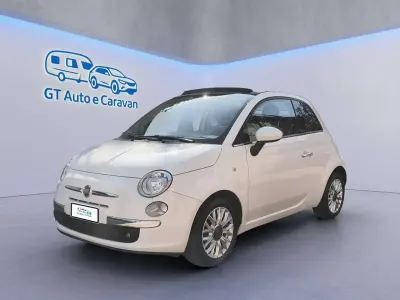 Usata Fiat 500C Lounge 69 CV (50 kW) 2014 Bianco Cabrio