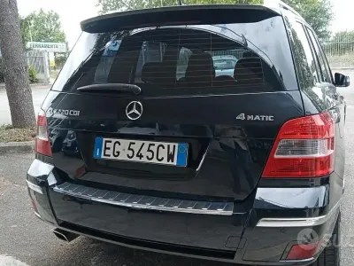 Usata Mercedes GLK220 231 CV (169 kW) 2012 Nero SUV