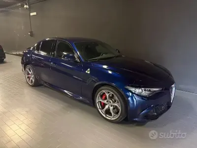 Usata Alfa Romeo Giulia Quadrifoglio 510 CV (375 kW) 2017 Bluazzurro Berlina