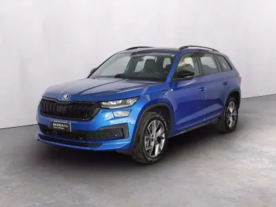Usata Skoda Kodiaq SportLine 200 CV (147 kW) 2022 Blu race metallizzato SUV