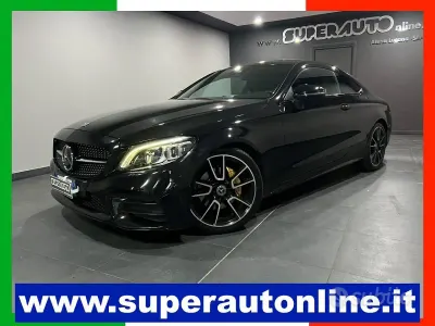 Usata Mercedes C220 AMG 194 CV (142 kW) 2020 Nero Coupé