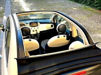 Usata Fiat 500C Lounge 69 CV (50 kW) 2019 Bianco Cabrio