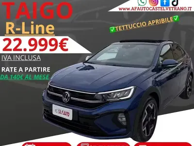 Gebraucht VW Taigo R-line 115 PS (84 kW) 2025 Blau SUV