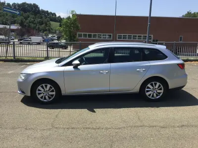 Usata Seat Leon ST Style 105 CV (77 kW) 2014 Argento Station wagon