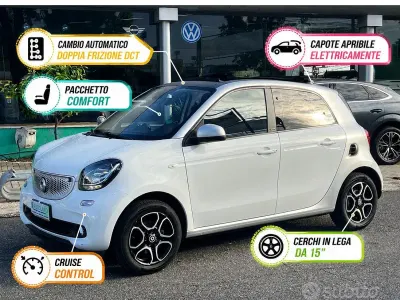 Usata Smart ForFour Passion 90 CV (66 kW) 2019 Bianco Utilitaria