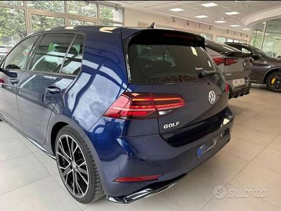 Usata VW Golf VII R-line 110 CV (80 kW) 2018 Blu Berlina