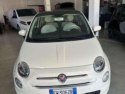 Begagnad Fiat 500 Lounge 69 HK (50 kW) 2019 Vit Halvkombi