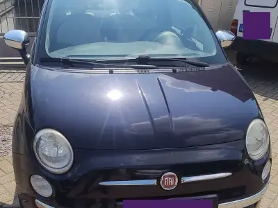 Usata Fiat 500 Lounge 86 CV (63 kW) 2011 Blu/azzurro Utilitaria